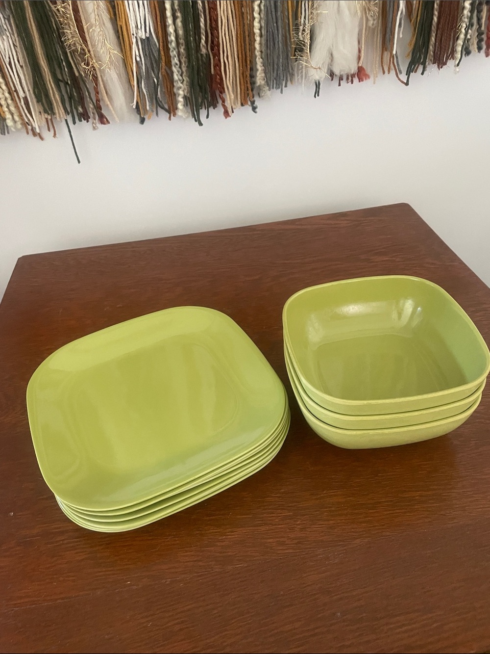 Light olive Green  Dinner  Plates & bowls